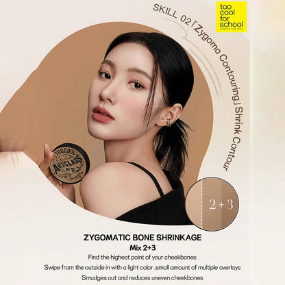 K-Beauty Smooth Matte Contour Palette + Brush