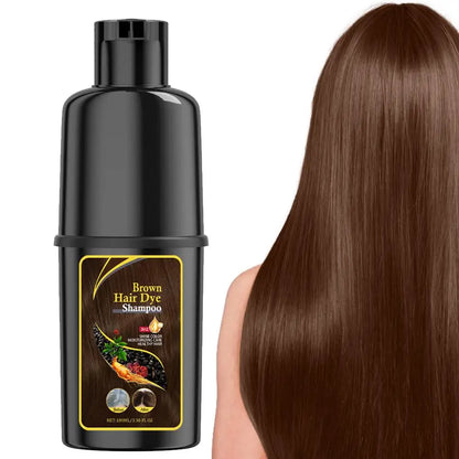 Hair Color Shampoo Black Hair Dye Covering White Hair Shampoo Hair Dye Shampoo Darkening Hair Shampoo Wine Red, Brown, Silver