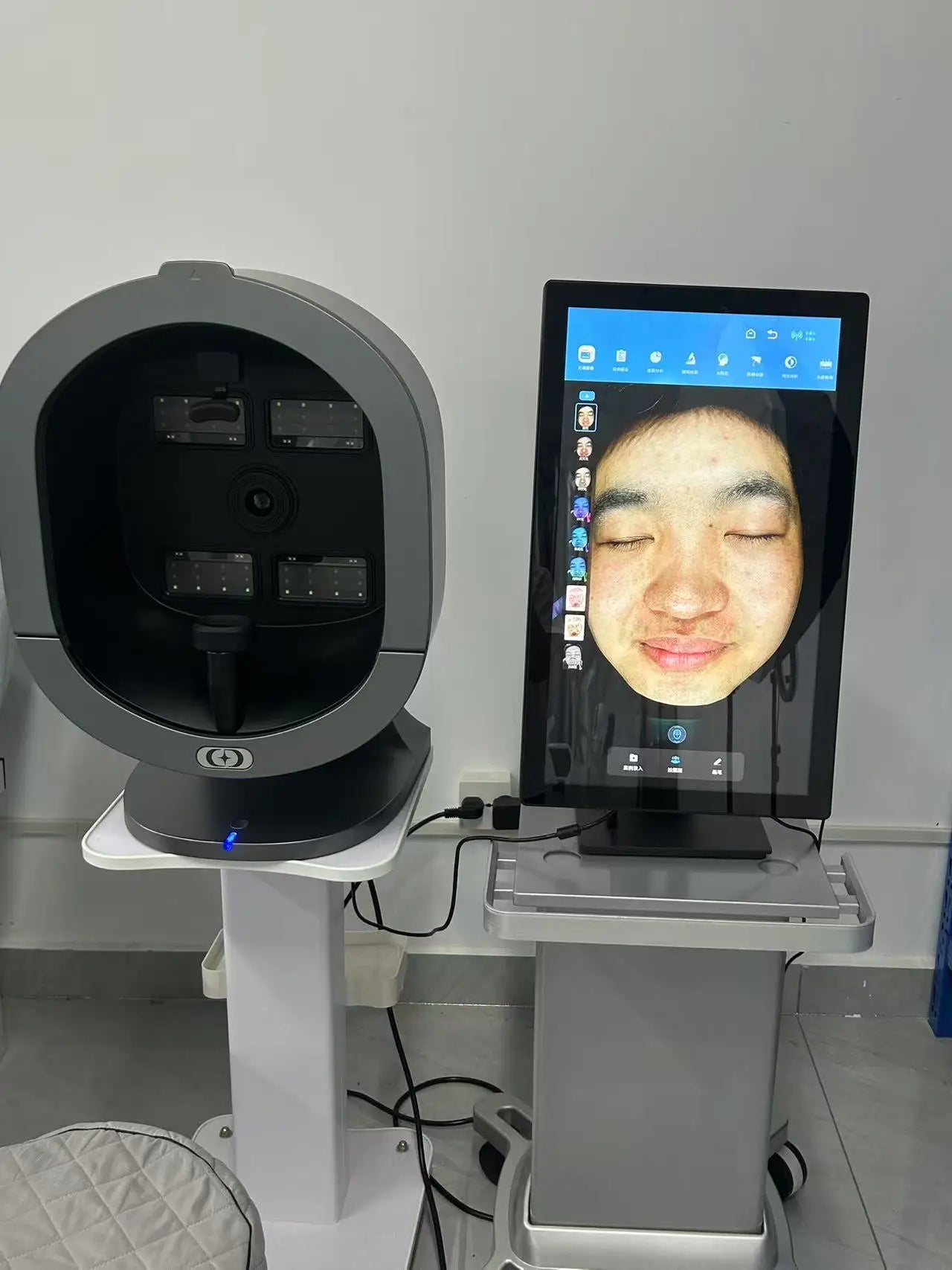 Professional AI Skin Analyzer & 3D Facial Scanner