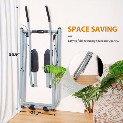 SogesPower Air Walk Trainer Elliptical Machine Glider, Elliptical Exercise Machine With Monitor For Home Gym, Low-Impact Design Elliptical Machine For Full Body Fitness Workout, 330LBS Weight Capacity