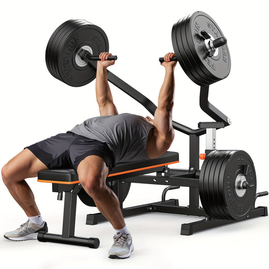 Ultimate 4-in-1 Compact Home Gym - Adjustable Bench & Converging Arms for Efficient AB Workouts, Shoulder Training, and Total Body Fitness - 1250lbs Capacity, Perfect Gift for Fitness Enthusiasts