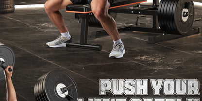 Ultimate 4-in-1 Compact Home Gym - Adjustable Bench & Converging Arms for Efficient AB Workouts, Shoulder Training, and Total Body Fitness - 1250lbs Capacity, Perfect Gift for Fitness Enthusiasts